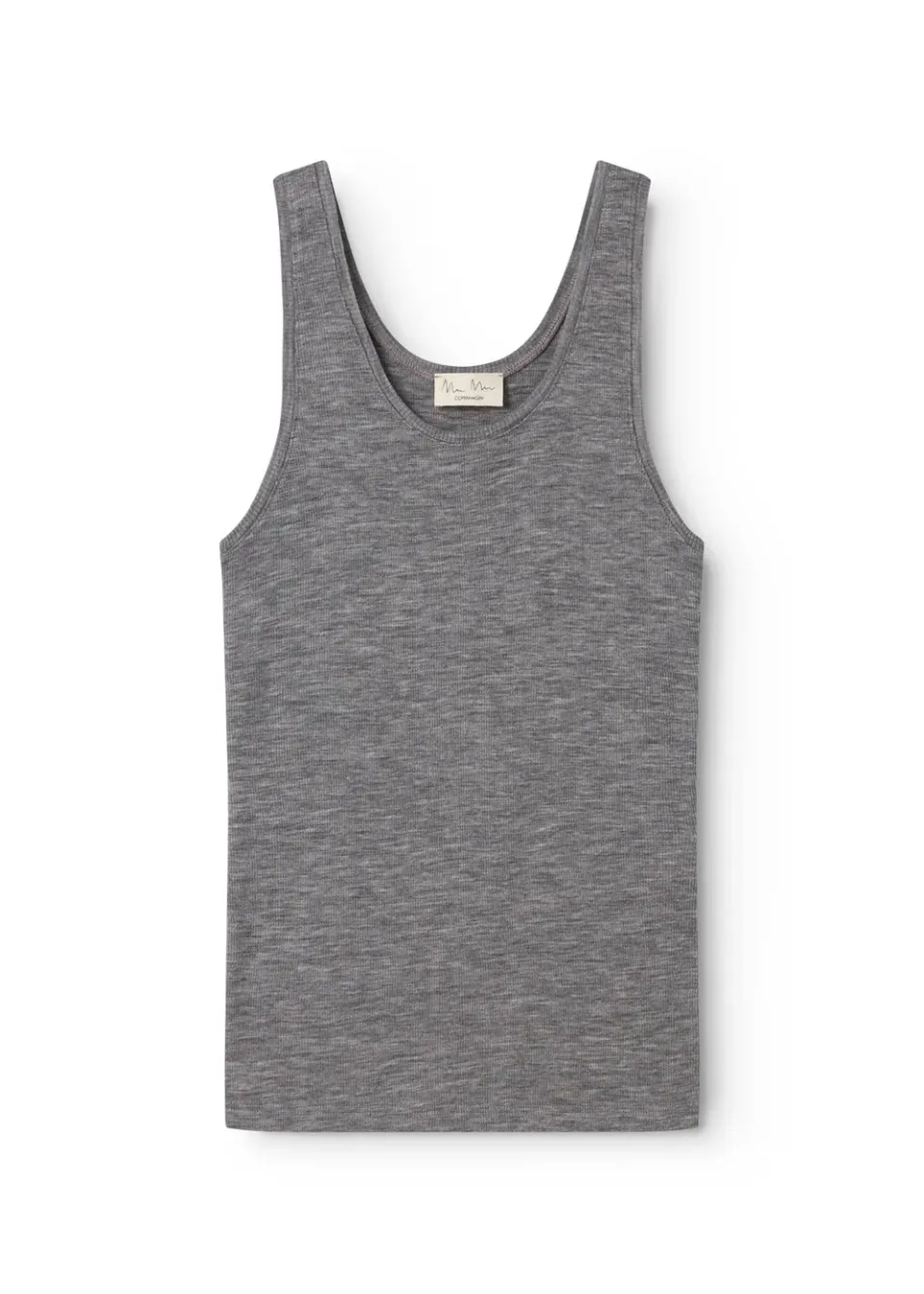 MarMar Tevo W undertrøje Grey Melange uld rib S-XL