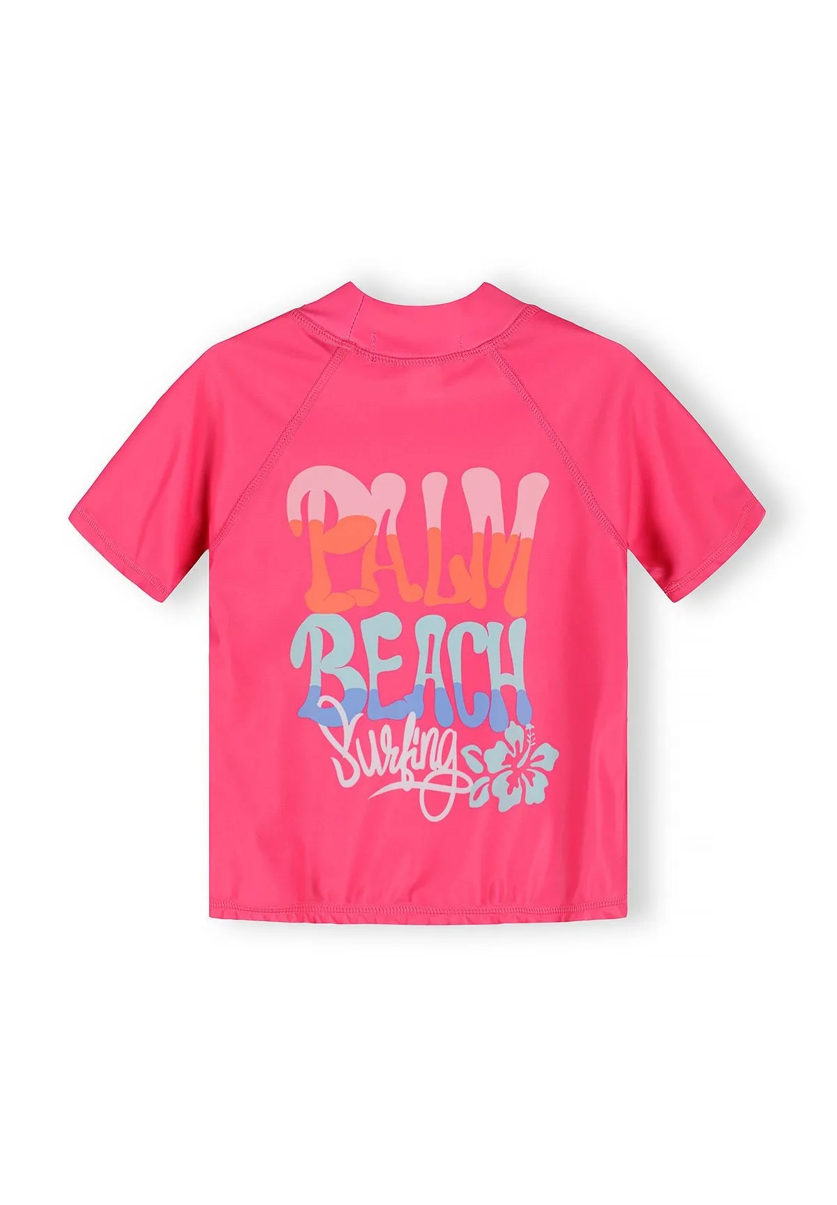 Minoti 44492 badeshirt 2-pak rosa til piger polyester