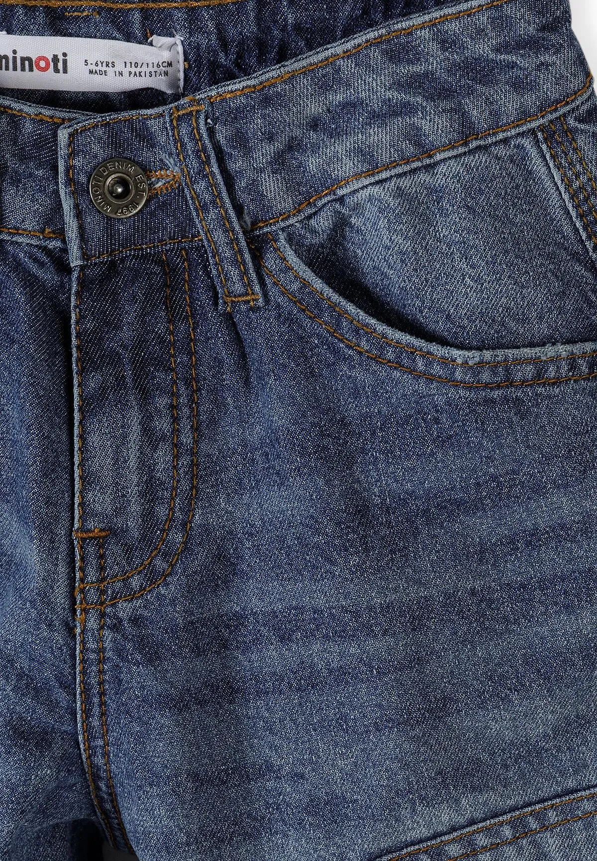 Minoti carpenter jeans til drenge blå loose