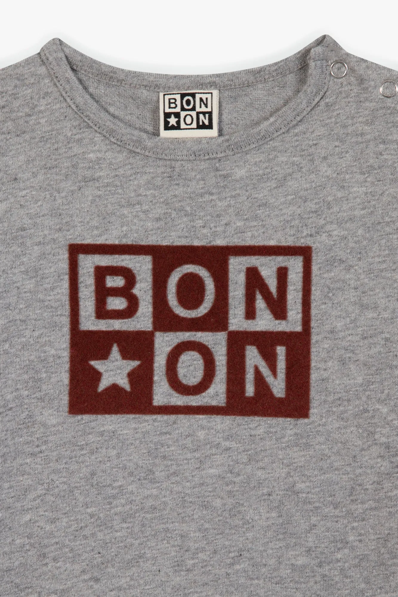 Bonton Taxi t-shirt grå langærmet bomuld