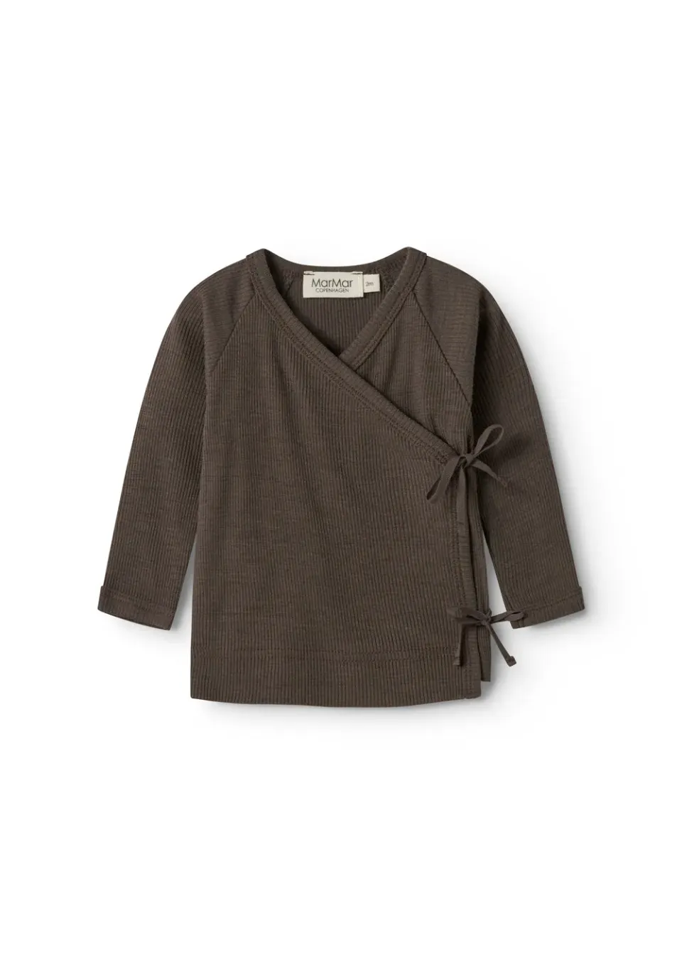 MarMar Tut Wrap LS bluse Terre uld rib