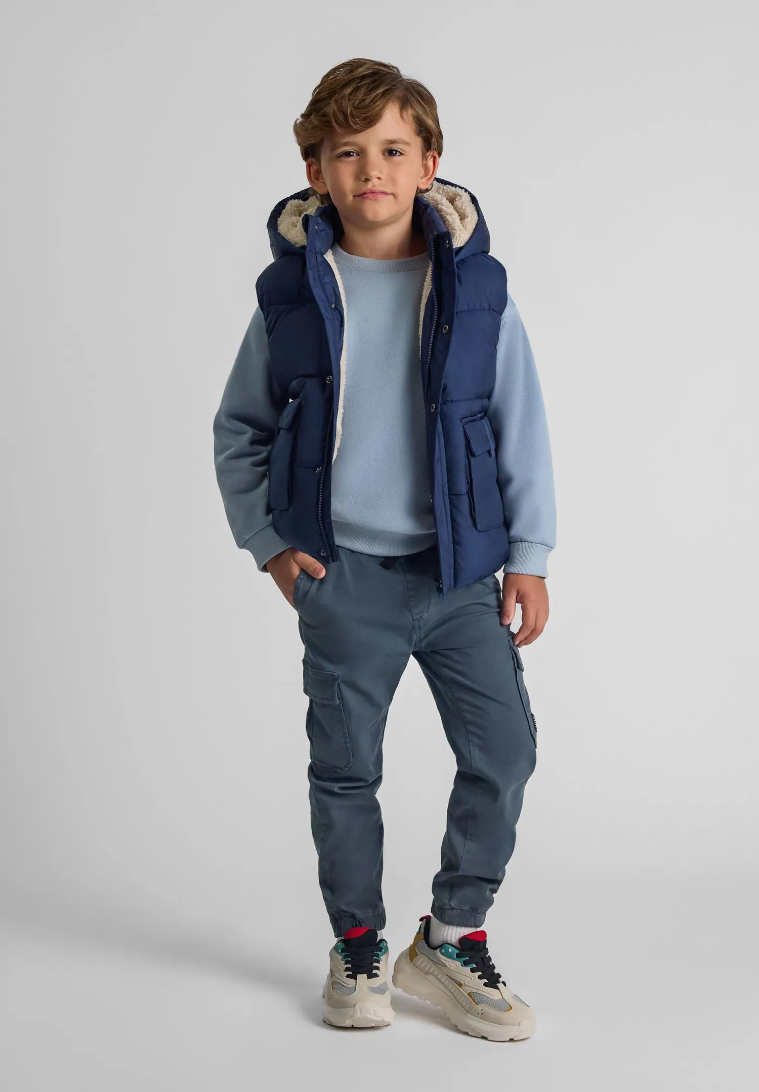 Minoti 43307 vest marine teddyfoer drenge