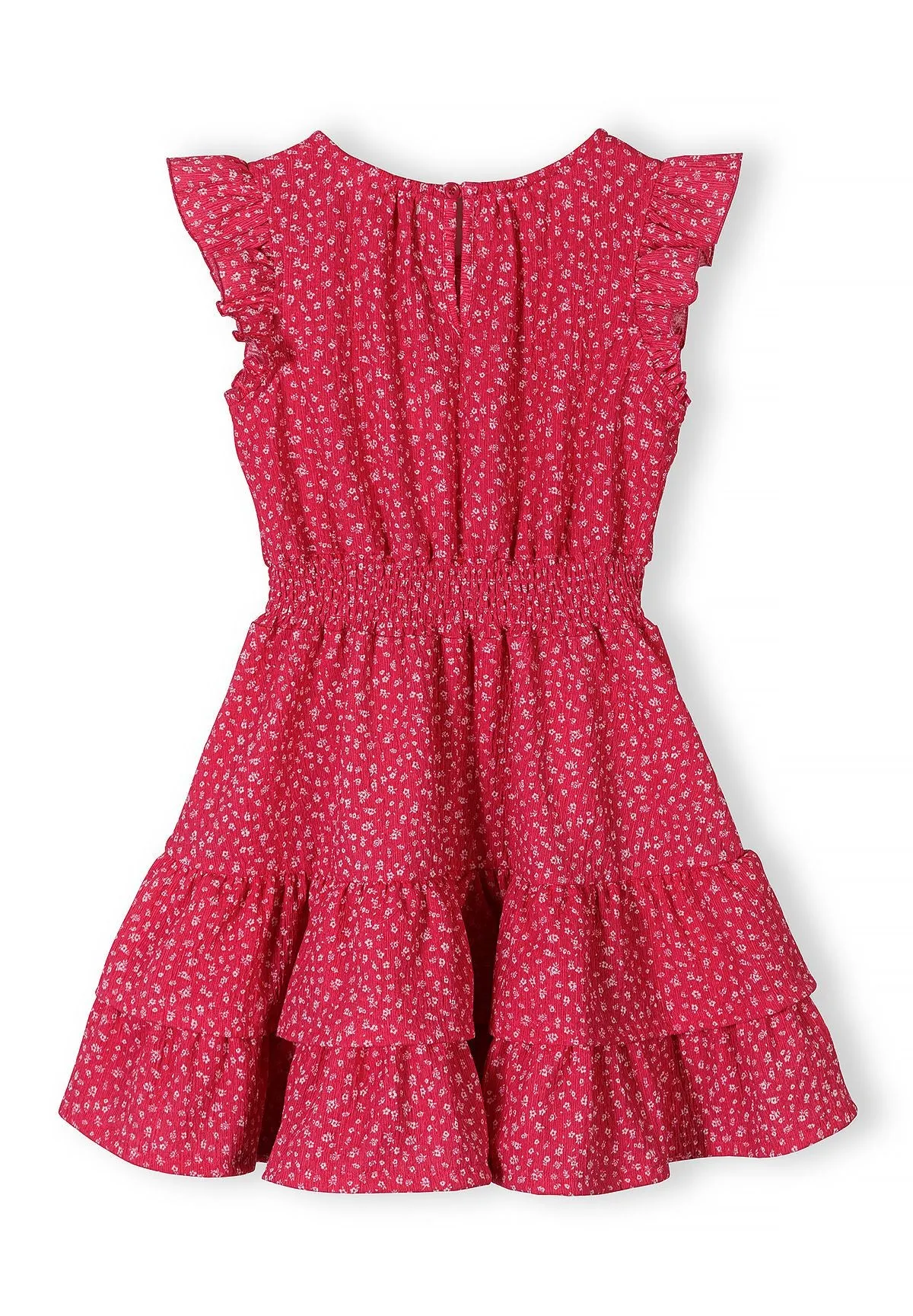 Minoti 44646 kjole rosa blomstret