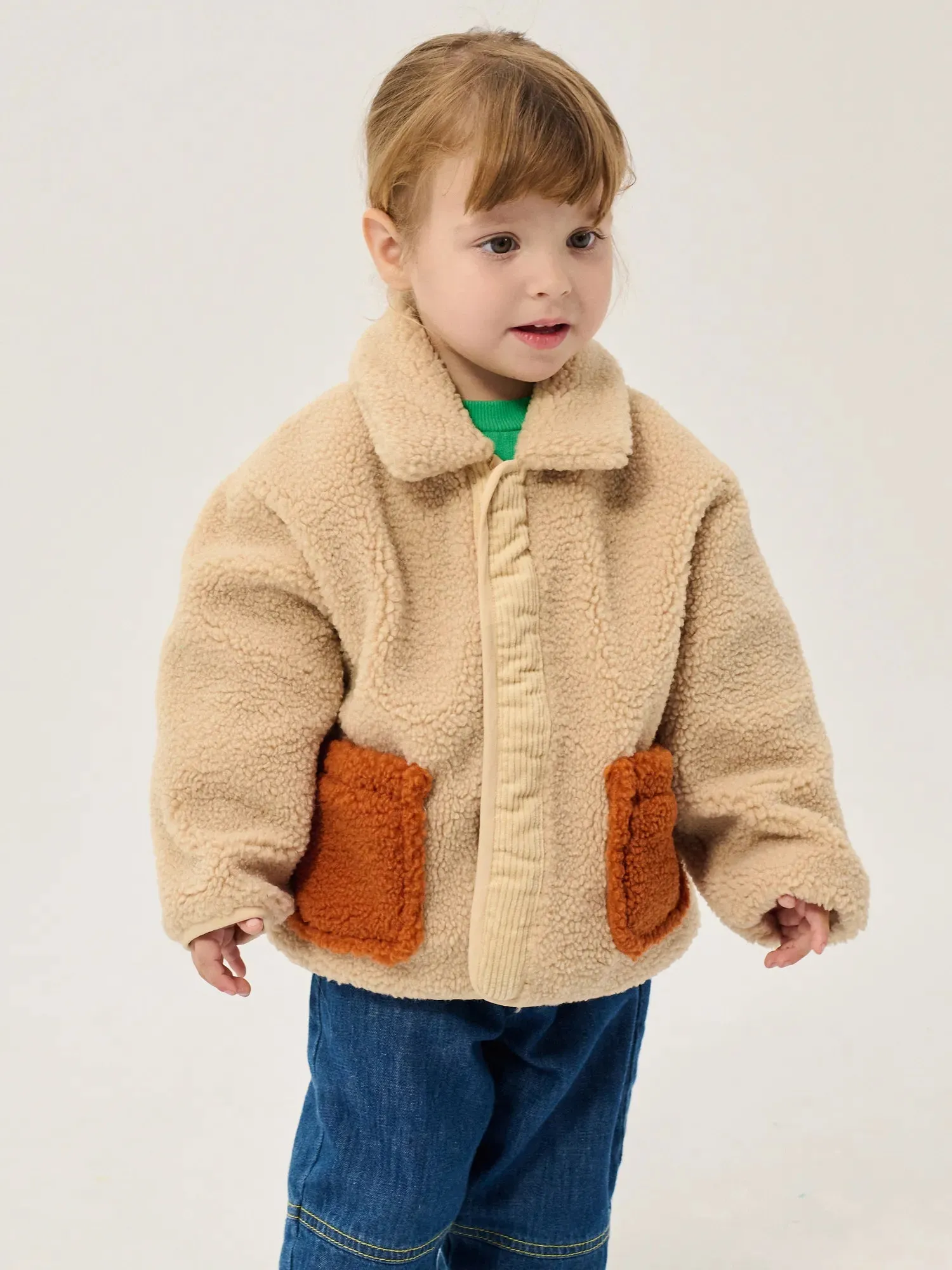 Bobo Choses Softpaw Monster vendejakke lyserød vendbar