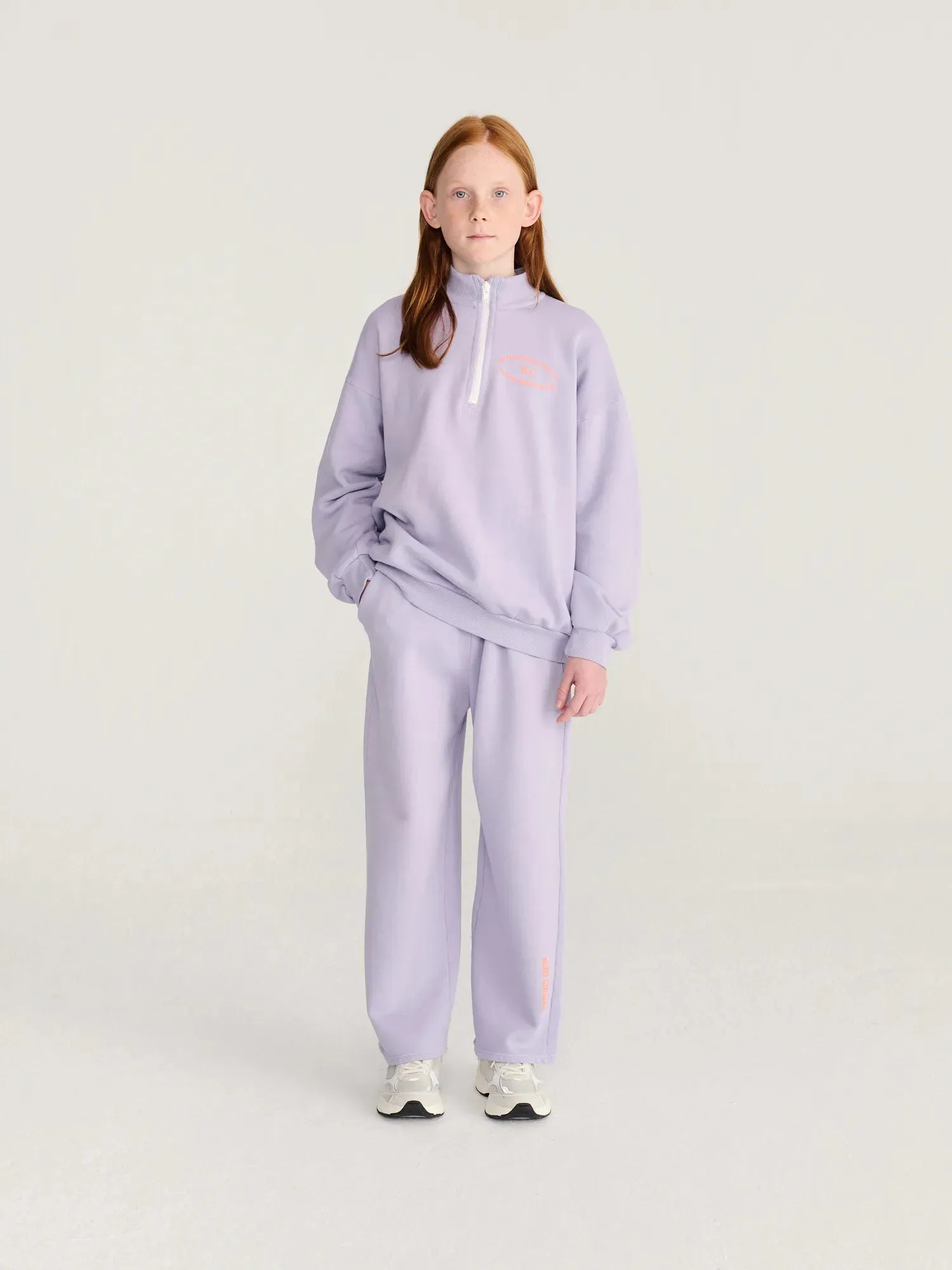 Bobo Choses Mystery BC half zip sweatshirt 2-3Y lilla