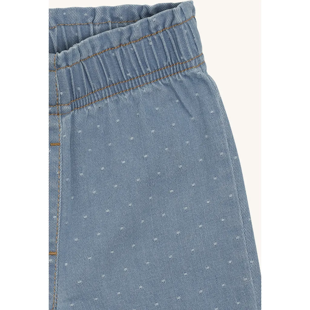 Hust & Claire Thea Dotty jeans Blue Denim bomuld baby