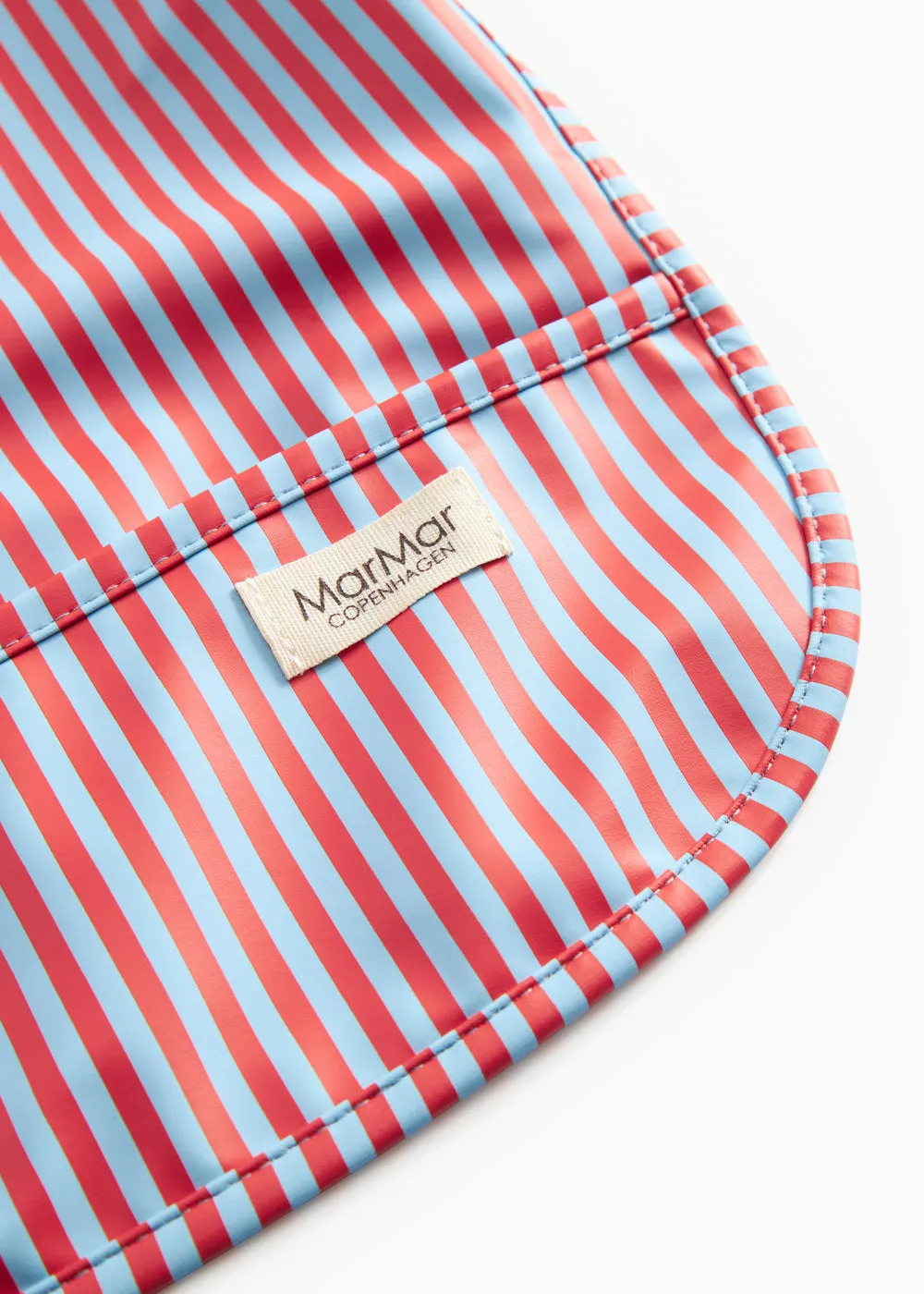 MarMar Apron LS spiseforklæde Blue Red Stripes
