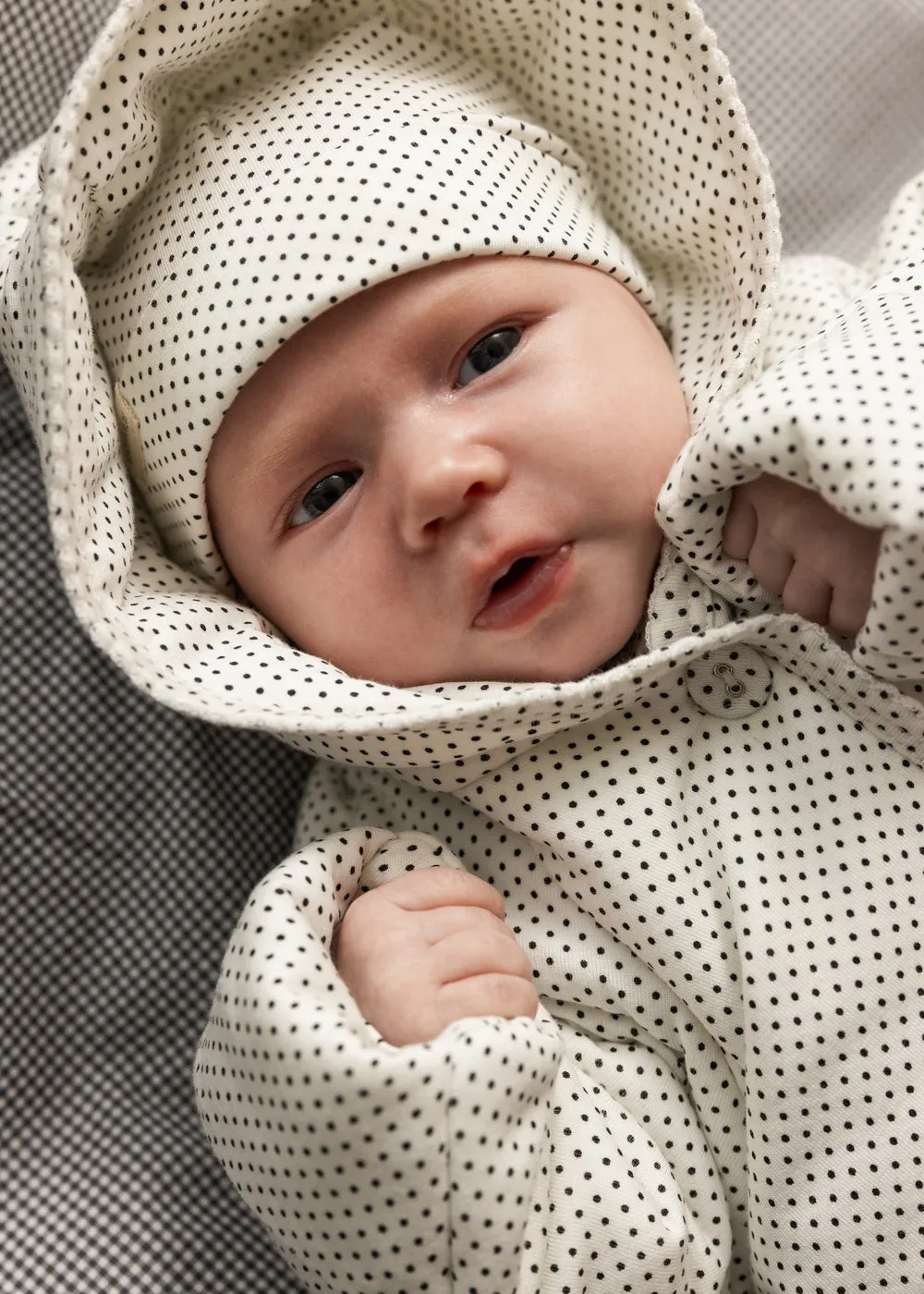 MarMar Jula jakke Tiny Dots vatteret baby