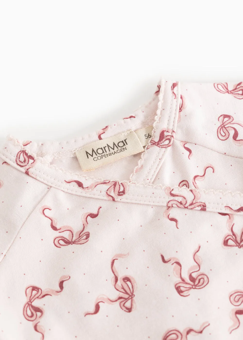 MarMar Tut Wrap LS bluse Bows modal slå-om