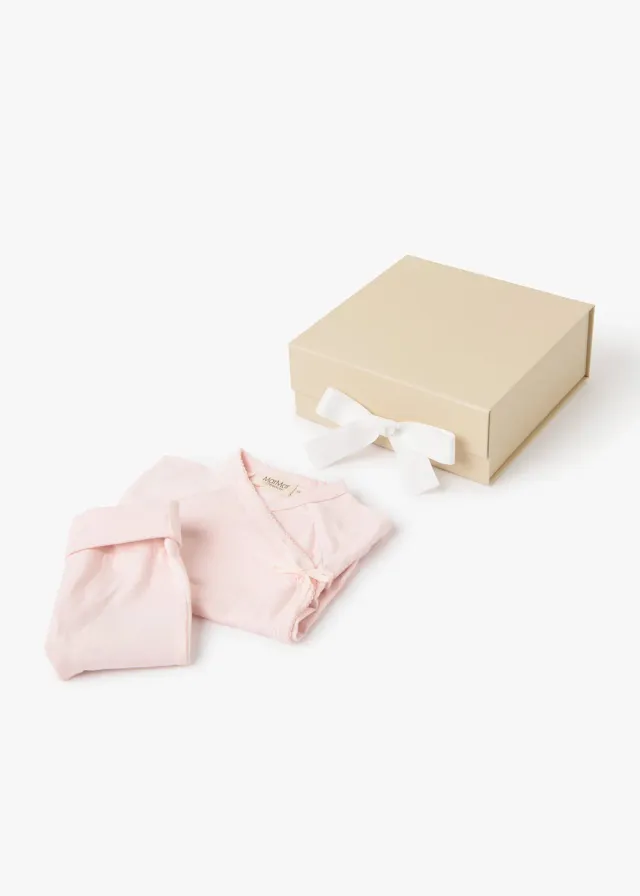 MarMar Gift Box Feet 2 Pcs babysæt rosa modal