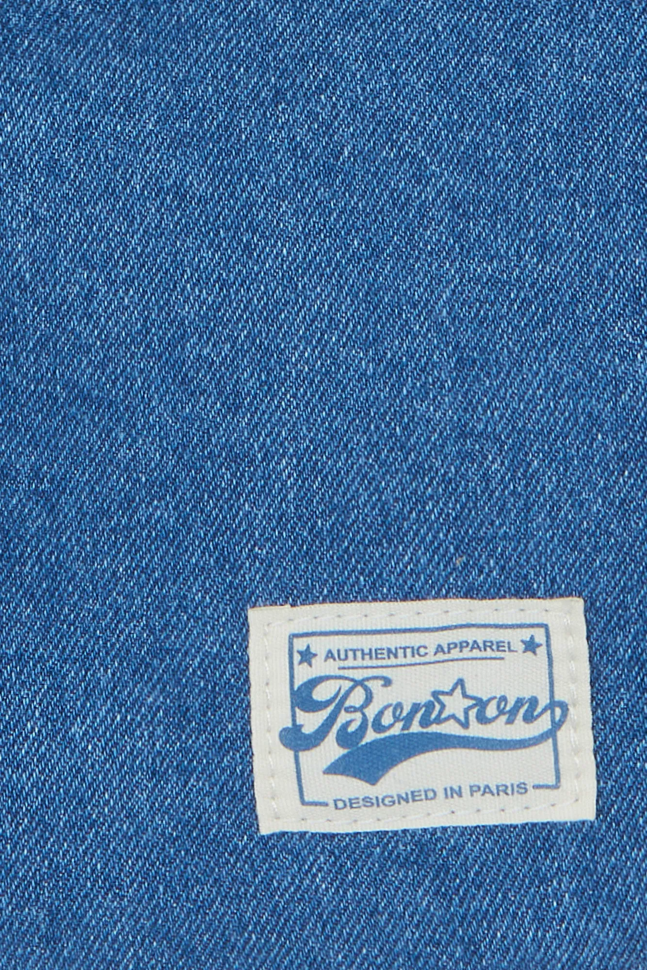 Bonton Chloé skuldertaske denim med hjerte