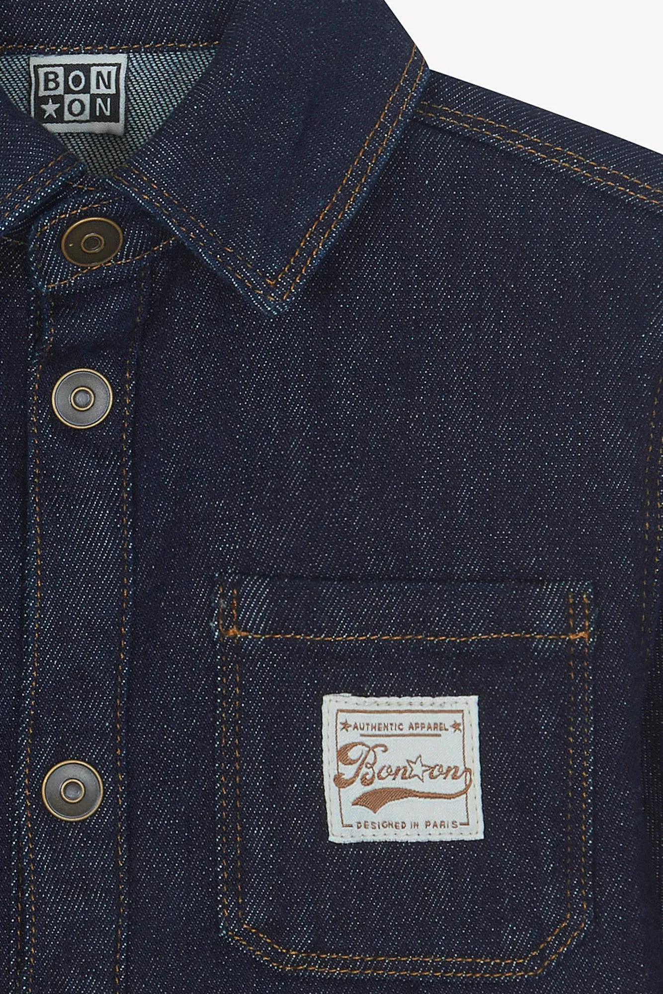 Bonton Michael Denim Brut skjorte rådenim