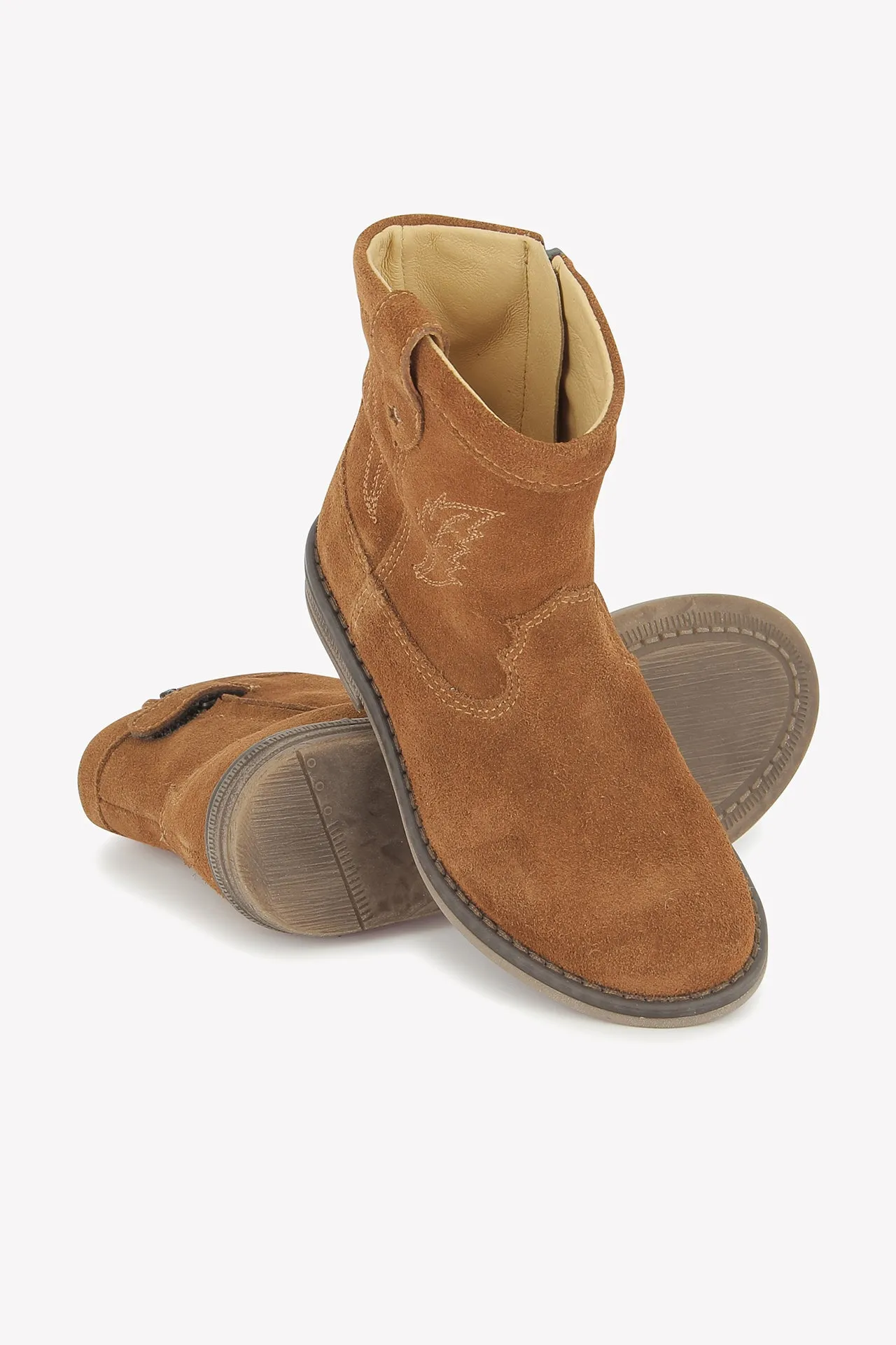 Bonton Rodeo støvler brun broderi 26-35