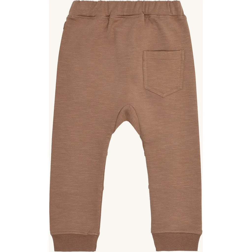 Hust & Claire HCGeorg joggingbukser coca mocha bomuld