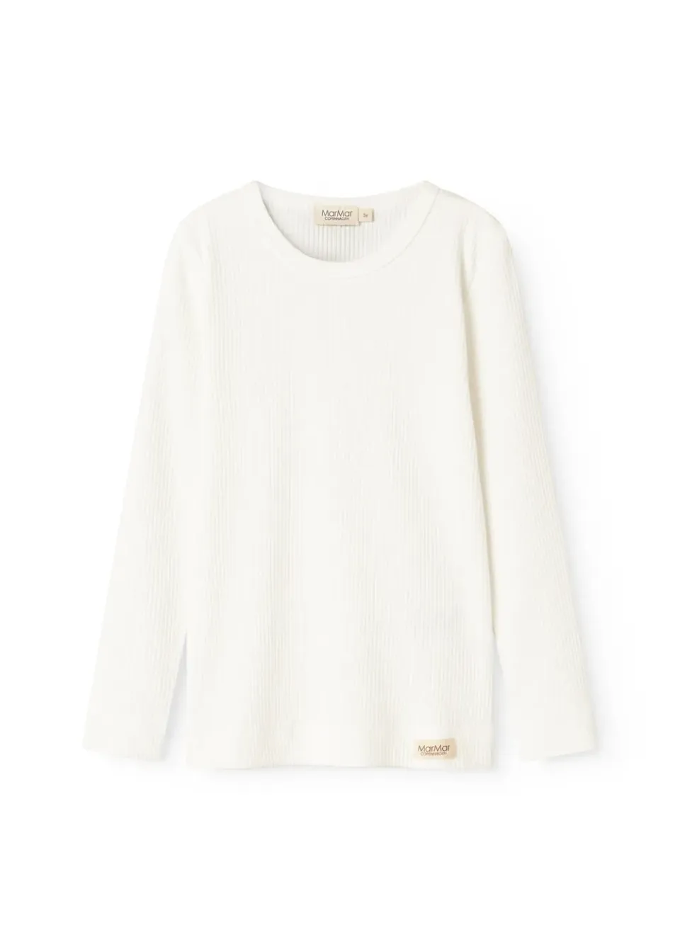 MarMar Plain Tee LS t-shirt Gentle White modal