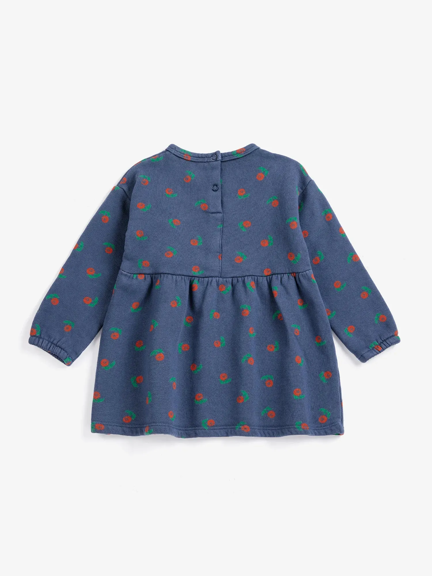Bobo Choses Stamp Bloom fleecekjole 3M mørkeblå