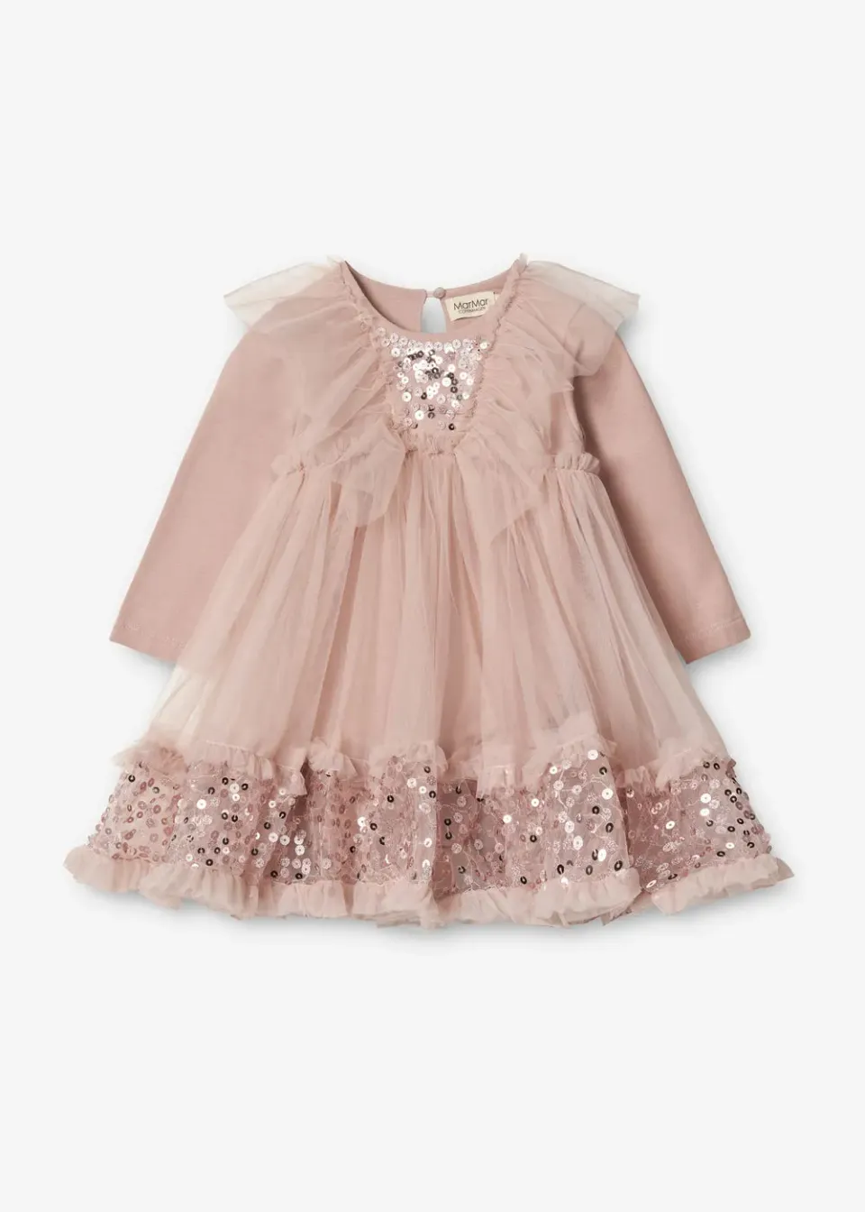 MarMar Rhianna Kjole Light Plum Tyl Pailletter