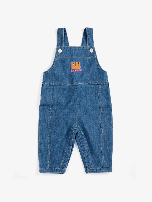 Bobo Choses Booo denim smækbukser midnight blue økologisk
