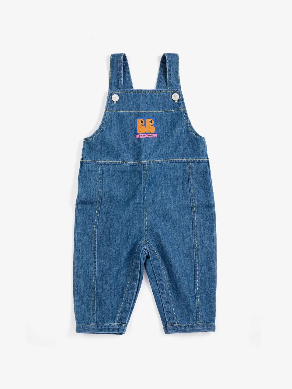Bobo Choses Booo denim smækbukser midnight blue økologisk
