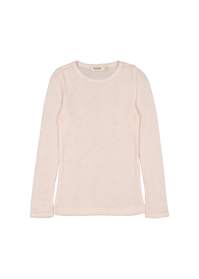 MarMar Tamra t-shirt pink dahlia merinould