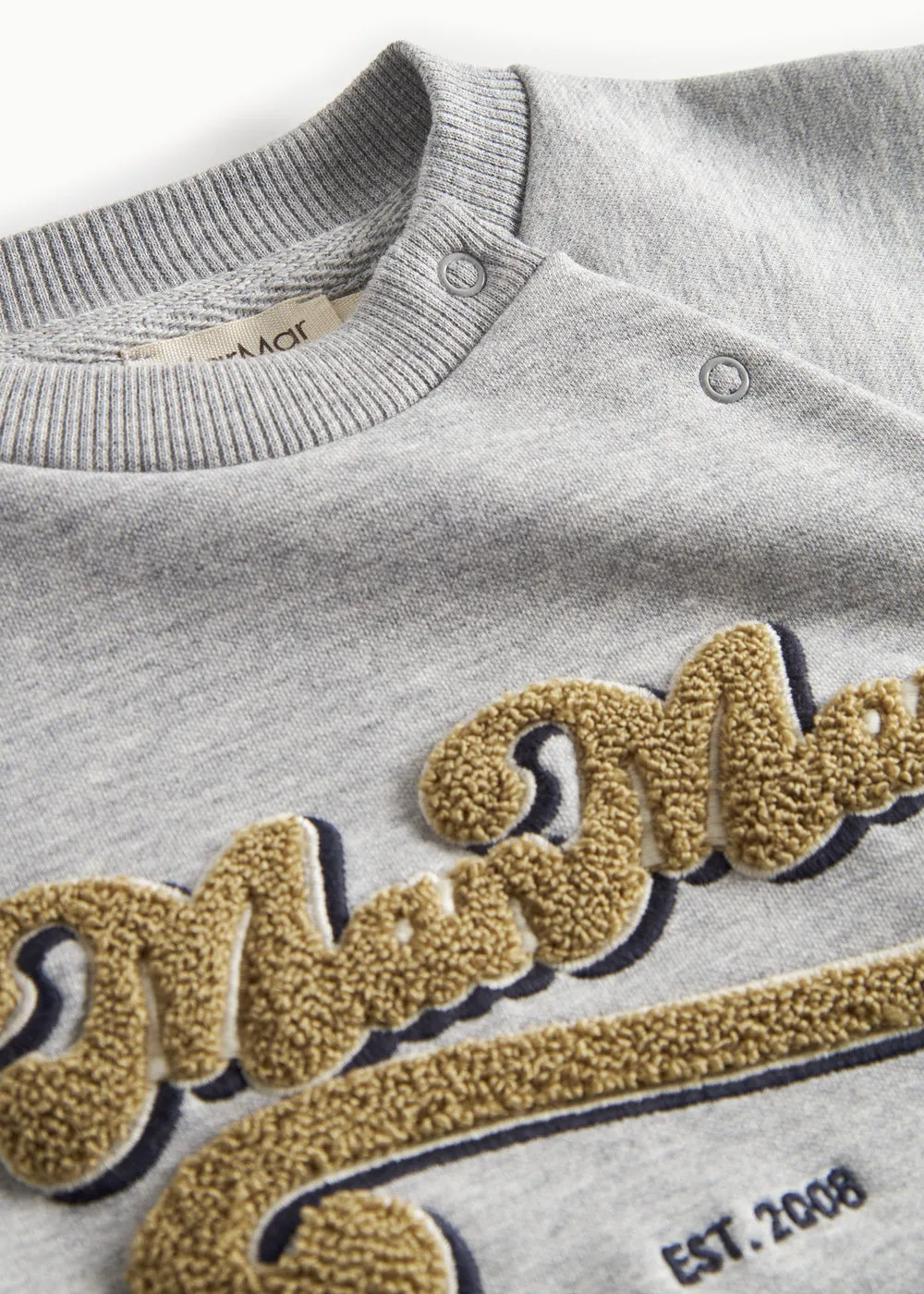 MarMar Theos B Bluse Dark Bronze Logo økologisk bomuld
