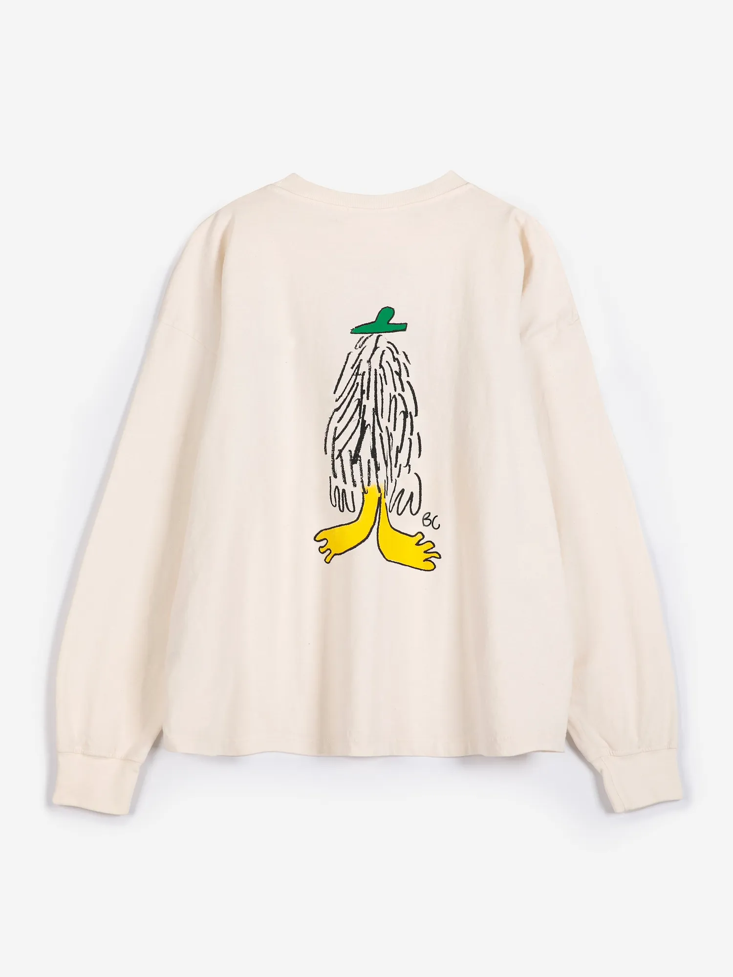 Bobo Choses Hidden Monster T-shirt offwhite økologisk