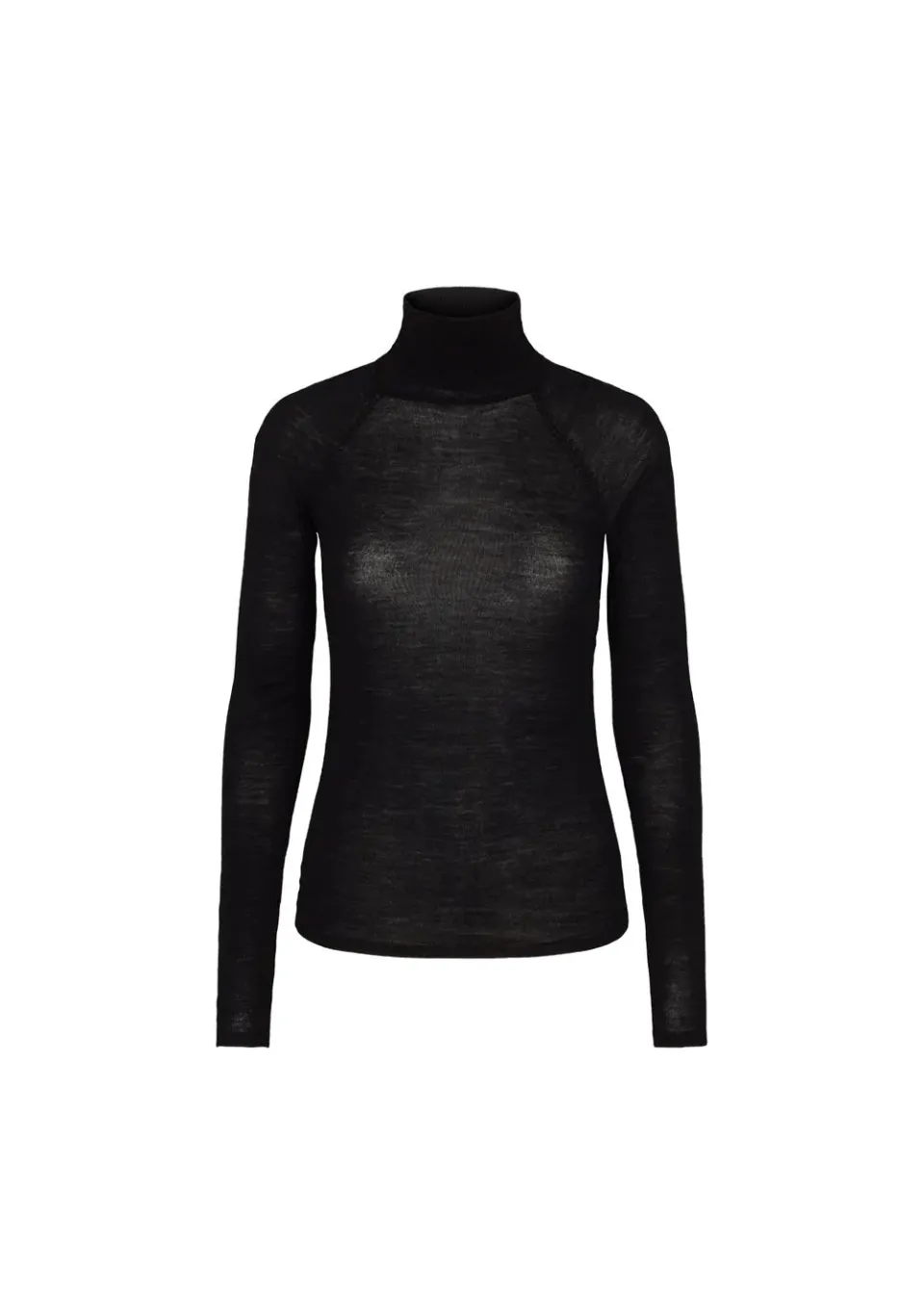 MarMar Trisha W bluse sort S-XL merinould