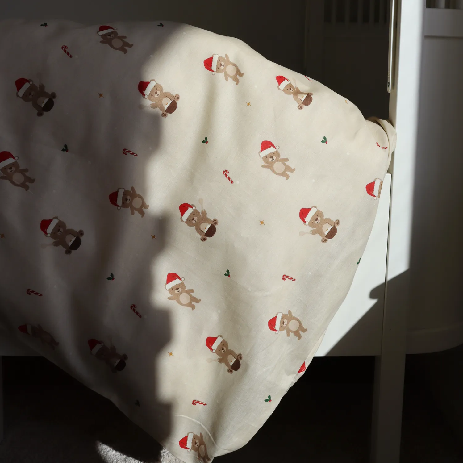 nuuroo Christmas Teddy babysengesæt 70x100 cm bomuld