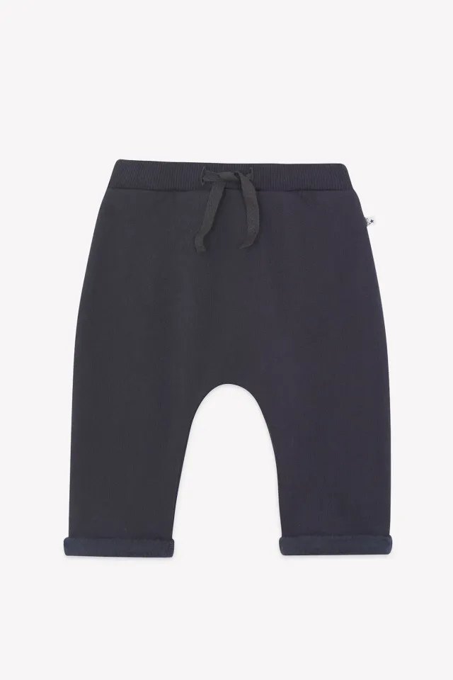 Bonton Poodle Gris joggingbukser bomuld grå snøre