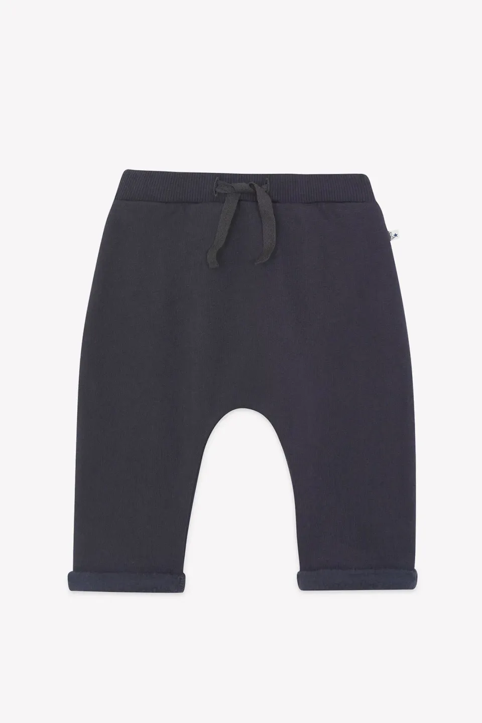 Bonton Poodle Gris joggingbukser bomuld grå snøre