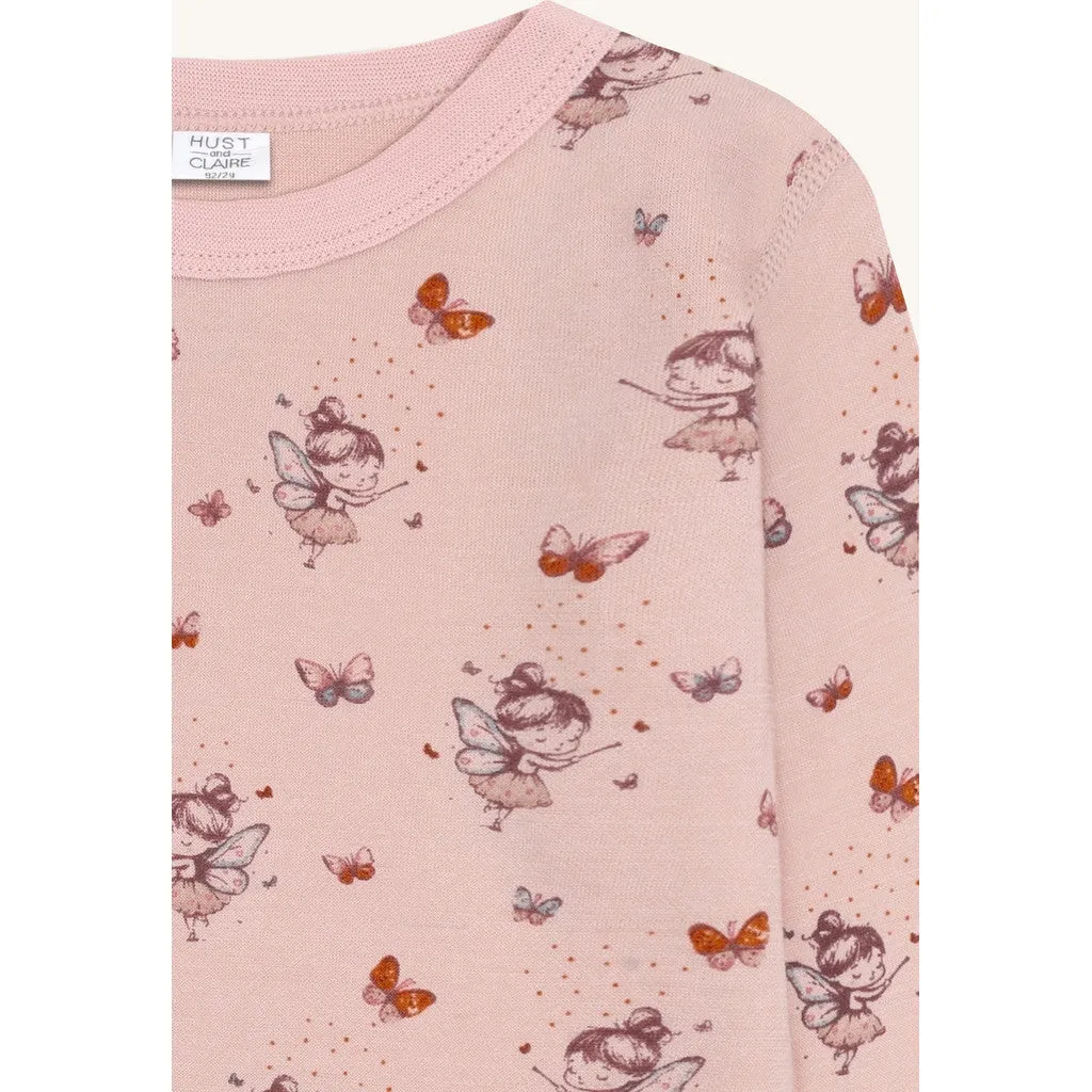Hust & Claire HCAbba Fairy bluse Dusty Rose uld