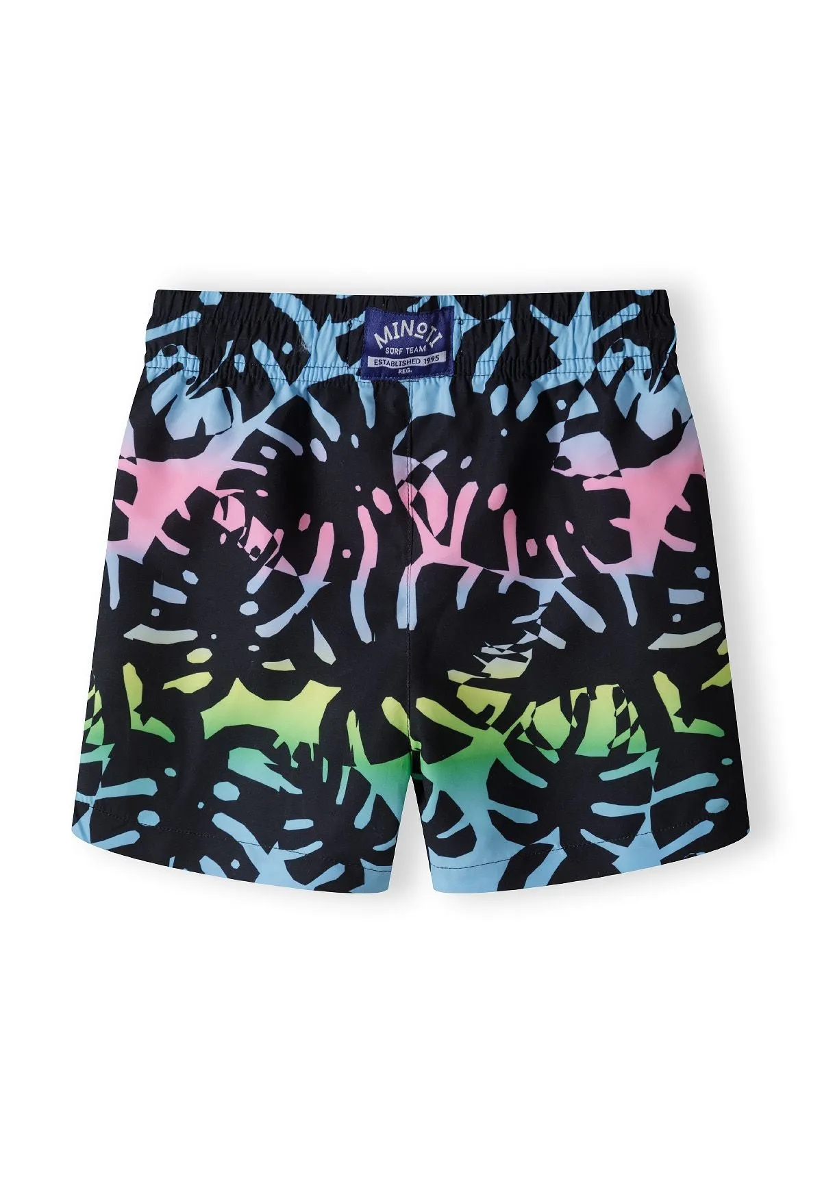 Minoti 42134 badeshorts sort monstera drenge