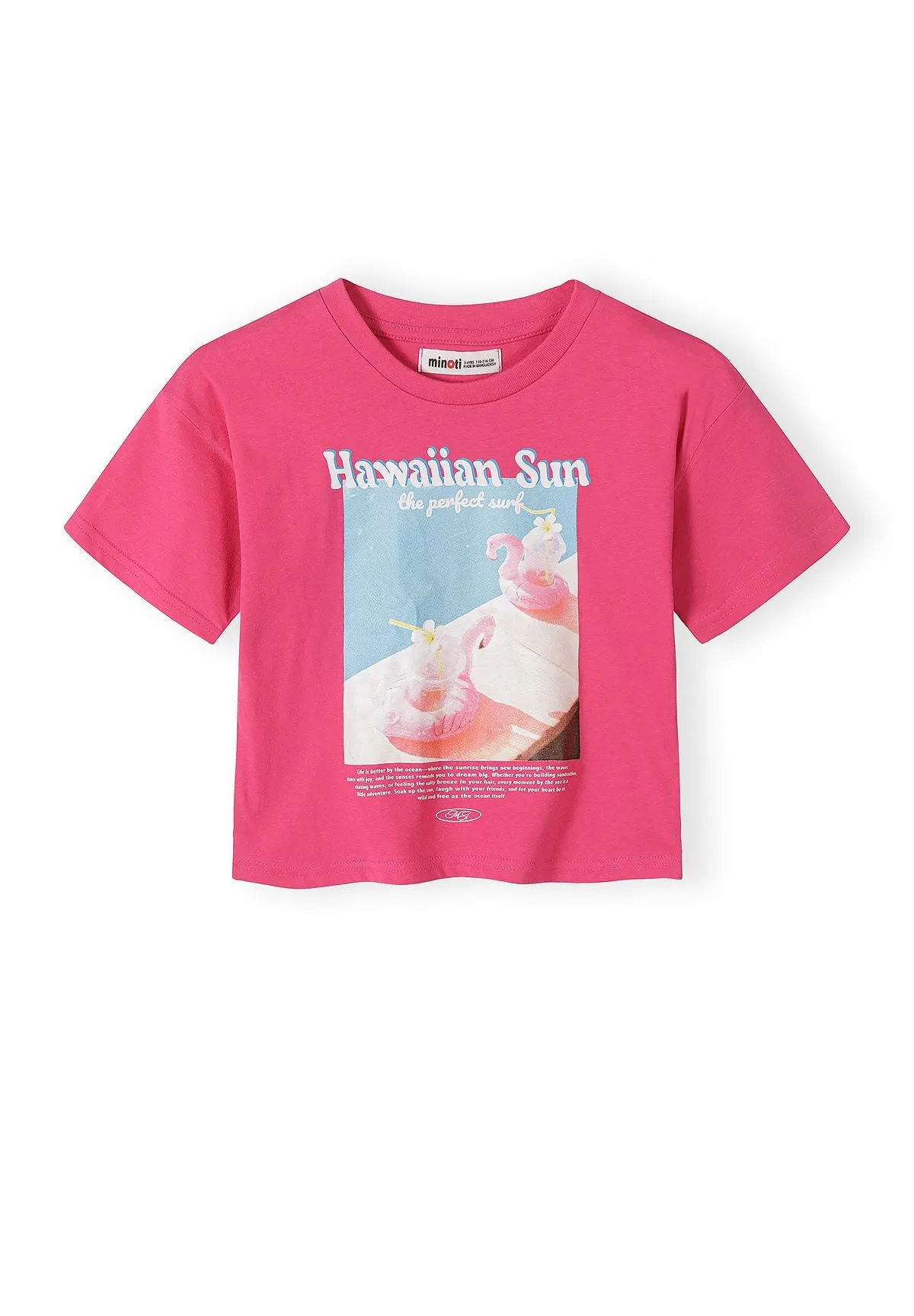 Minoti 44832 T-shirts 5-pak til piger bomuld