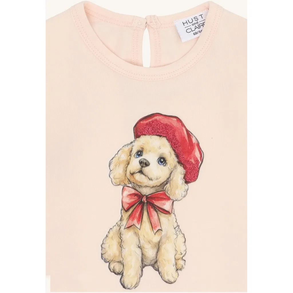 Hust & Claire Alma Poodle bluse Quartz bomuld