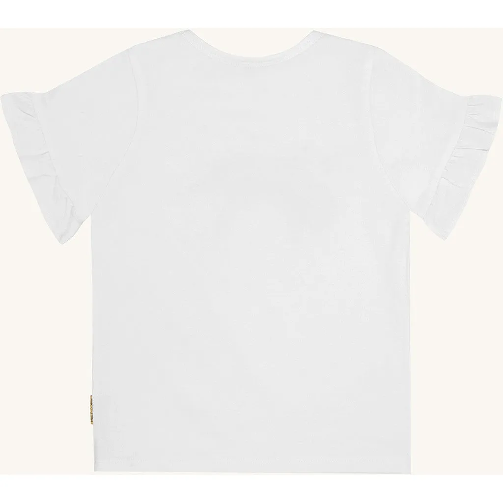 Hust & Claire HCAlma t-shirt White regnbue