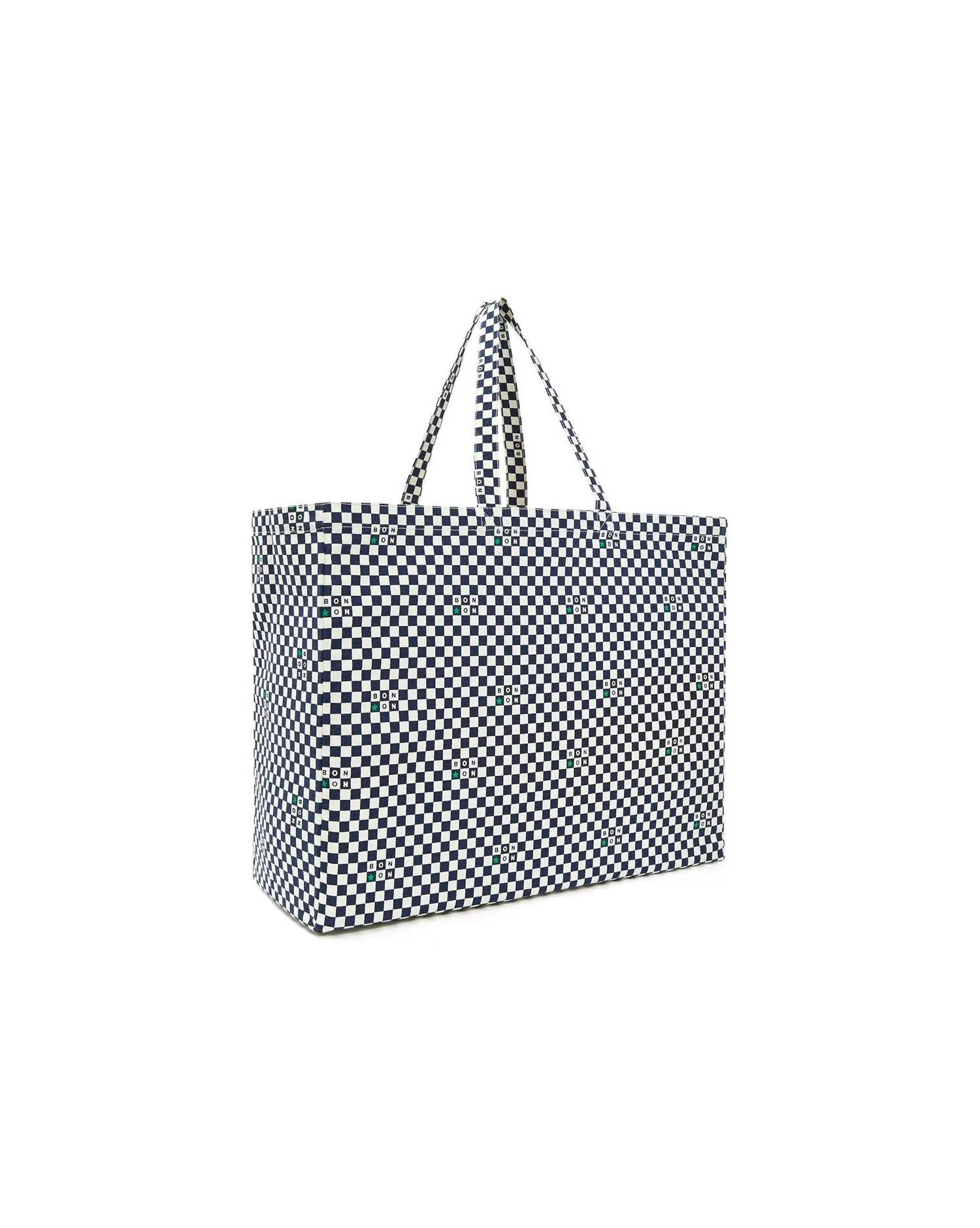 Bonton Jo shopper blå damier TU
