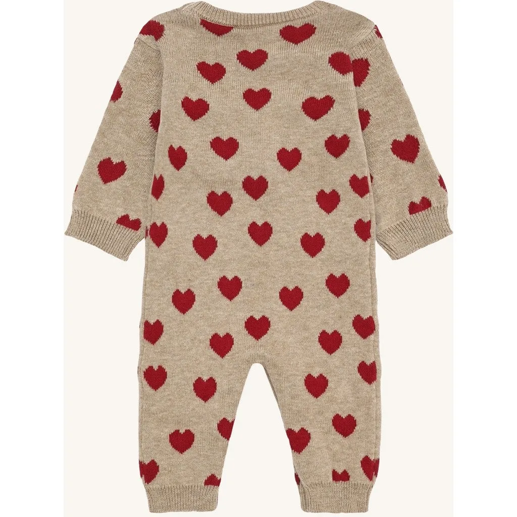 Hust & Claire HCManly Hearts jumpsuit biscuit øko