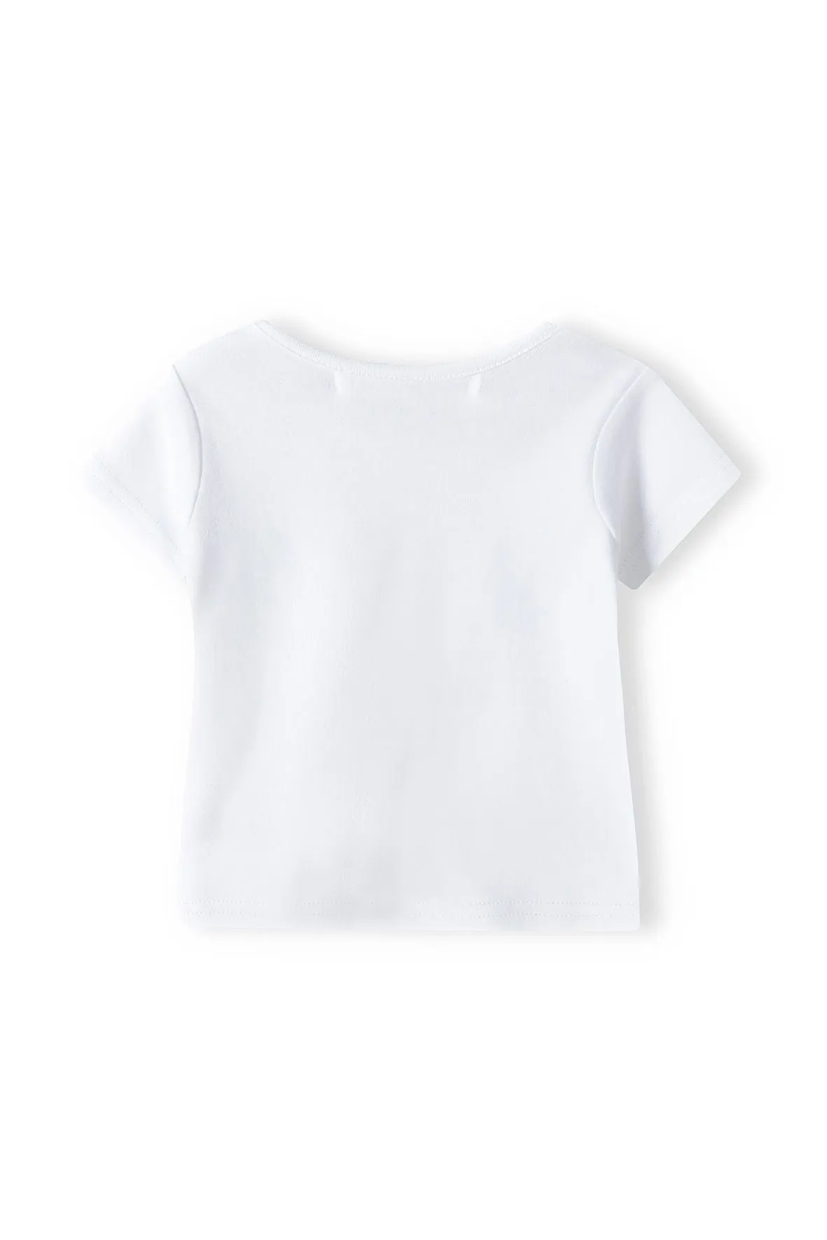 Minoti 38025 t-shirts 2-pak hvid dyreprint