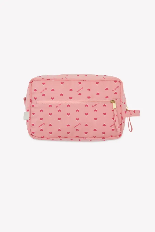 Bonton Cœurs Blossom toilettaske hjerter 18x30 cm