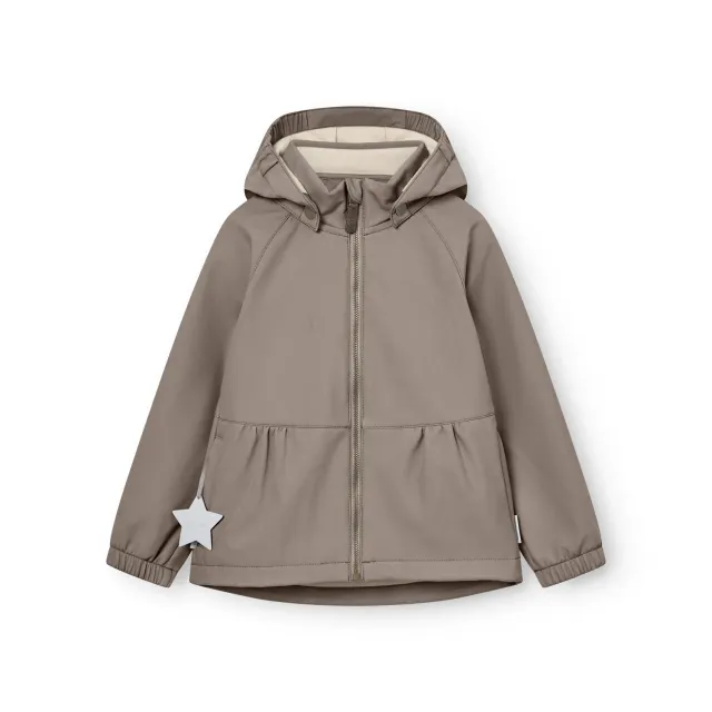 MINI A TURE MATBRIDDI softshell jakke brun 4 år