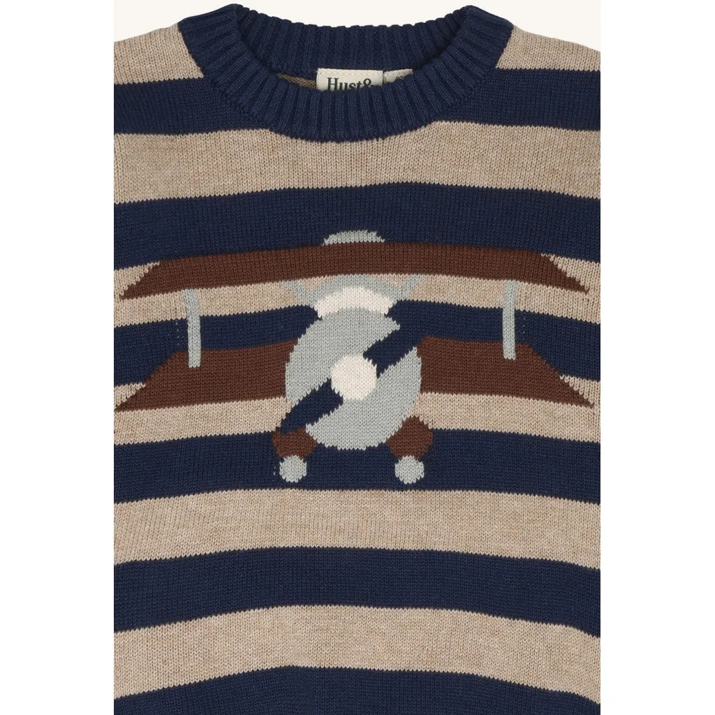 Hust & Claire Pelle Aeroplane pullover Blues striber