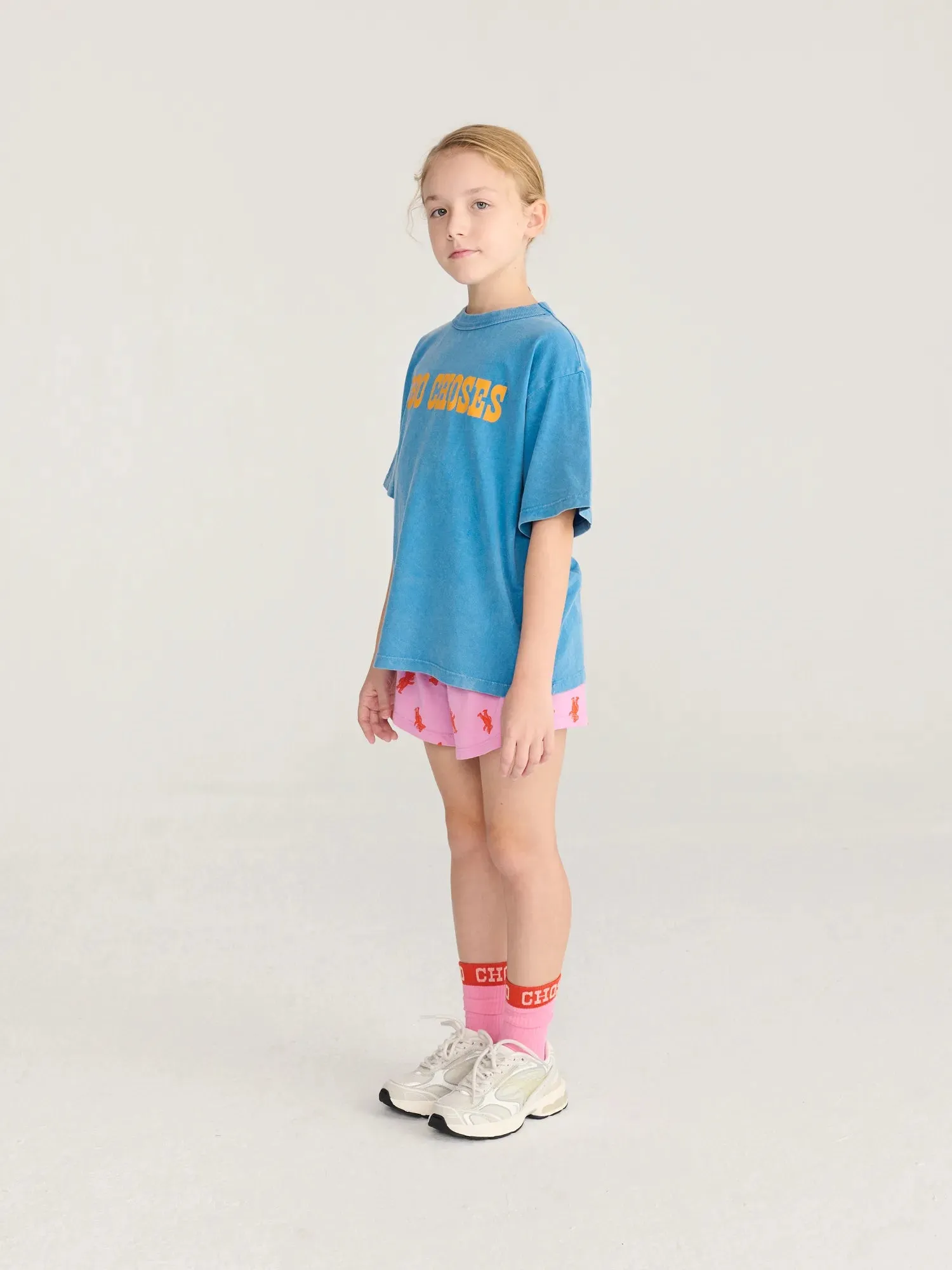 Bobo Choses Pop T-shirt blå t-shirt løs pasform