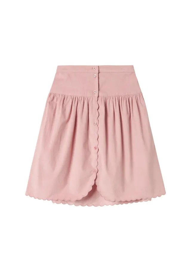 MarMar Salna nederdel Soft Berry fløjl