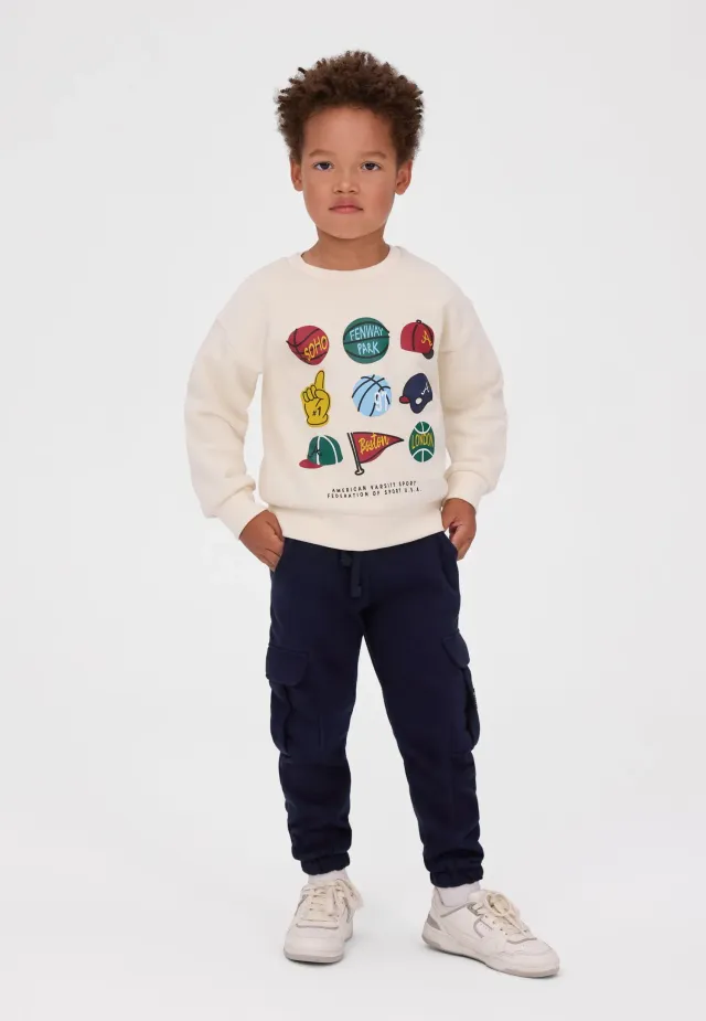 Minoti 45483 sweatshirt 2-pak sport bomuld