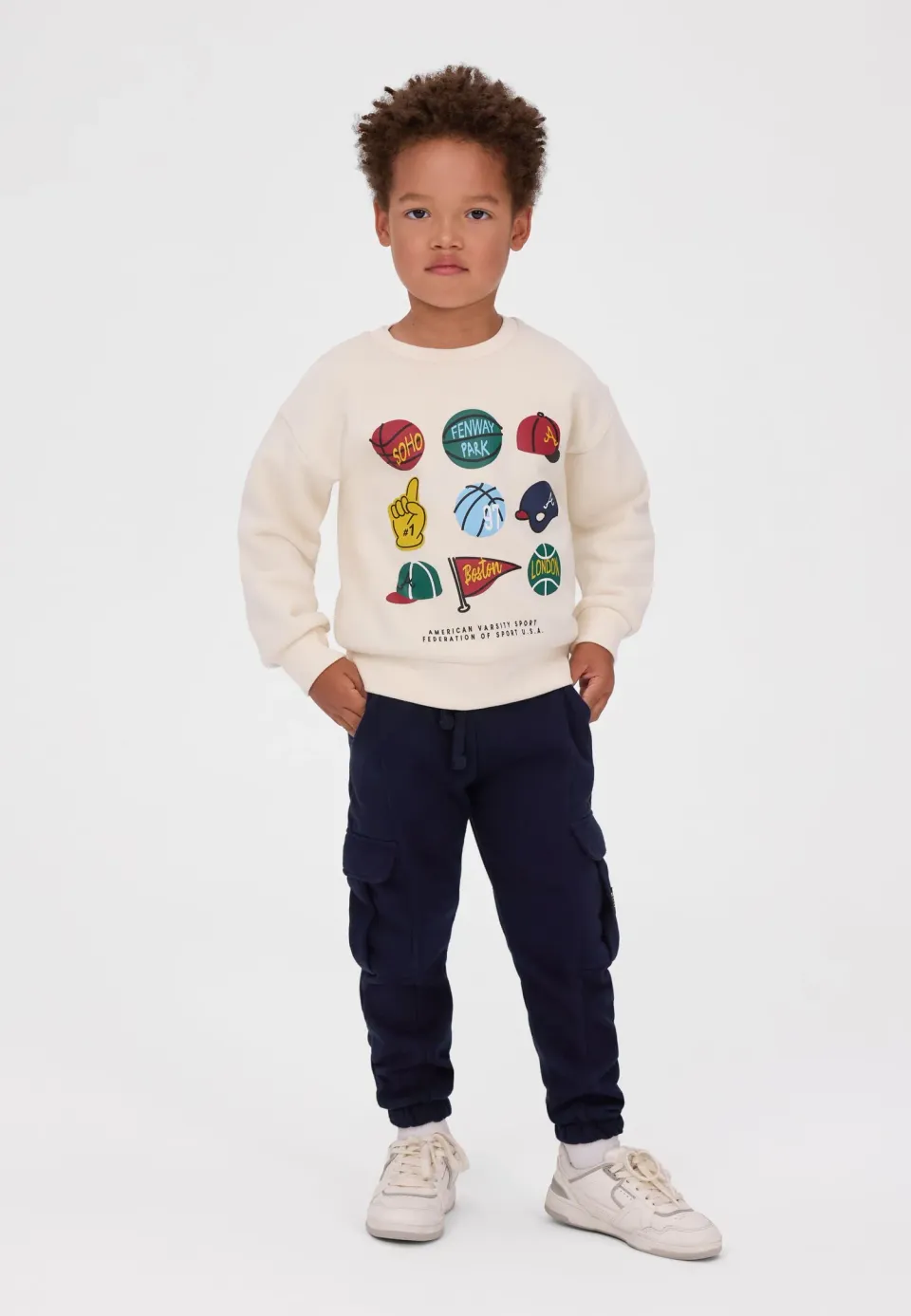 Minoti 45483 sweatshirt 2-pak sport bomuld