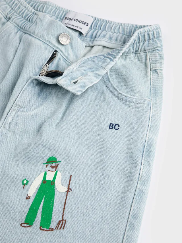 Bobo Choses Farm Adventure denimbukser 2-3 år denim