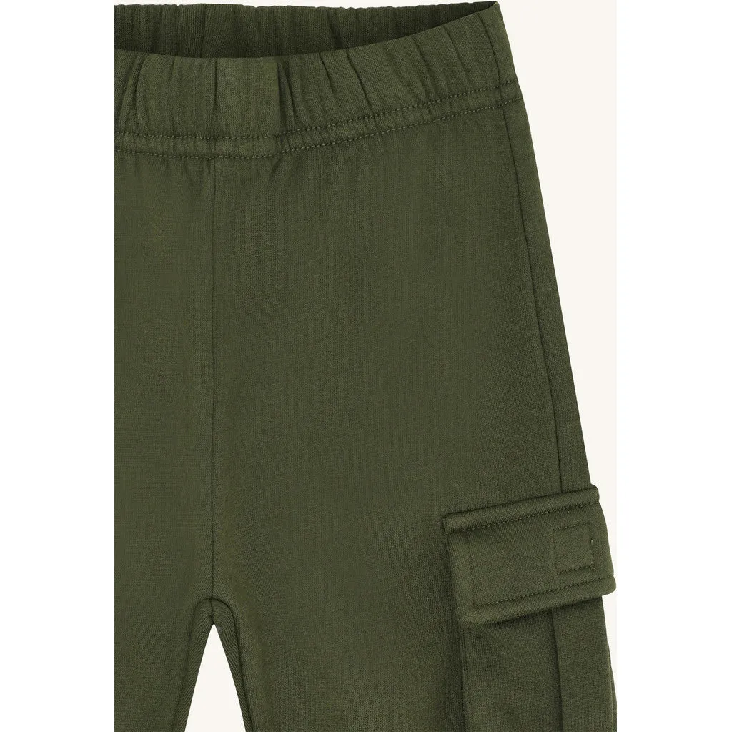 Hust & Claire HCGarry Box pockets joggingbukser deep ivy