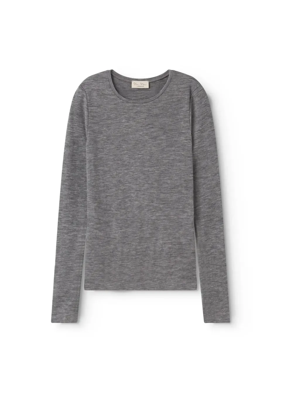 MarMar Tamra W bluse grey melange uld
