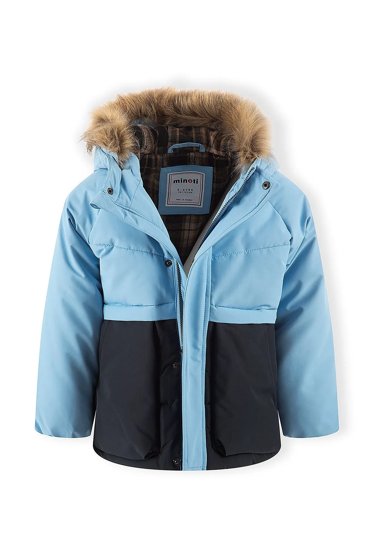 Minoti 45260 parka navy ternet drenge