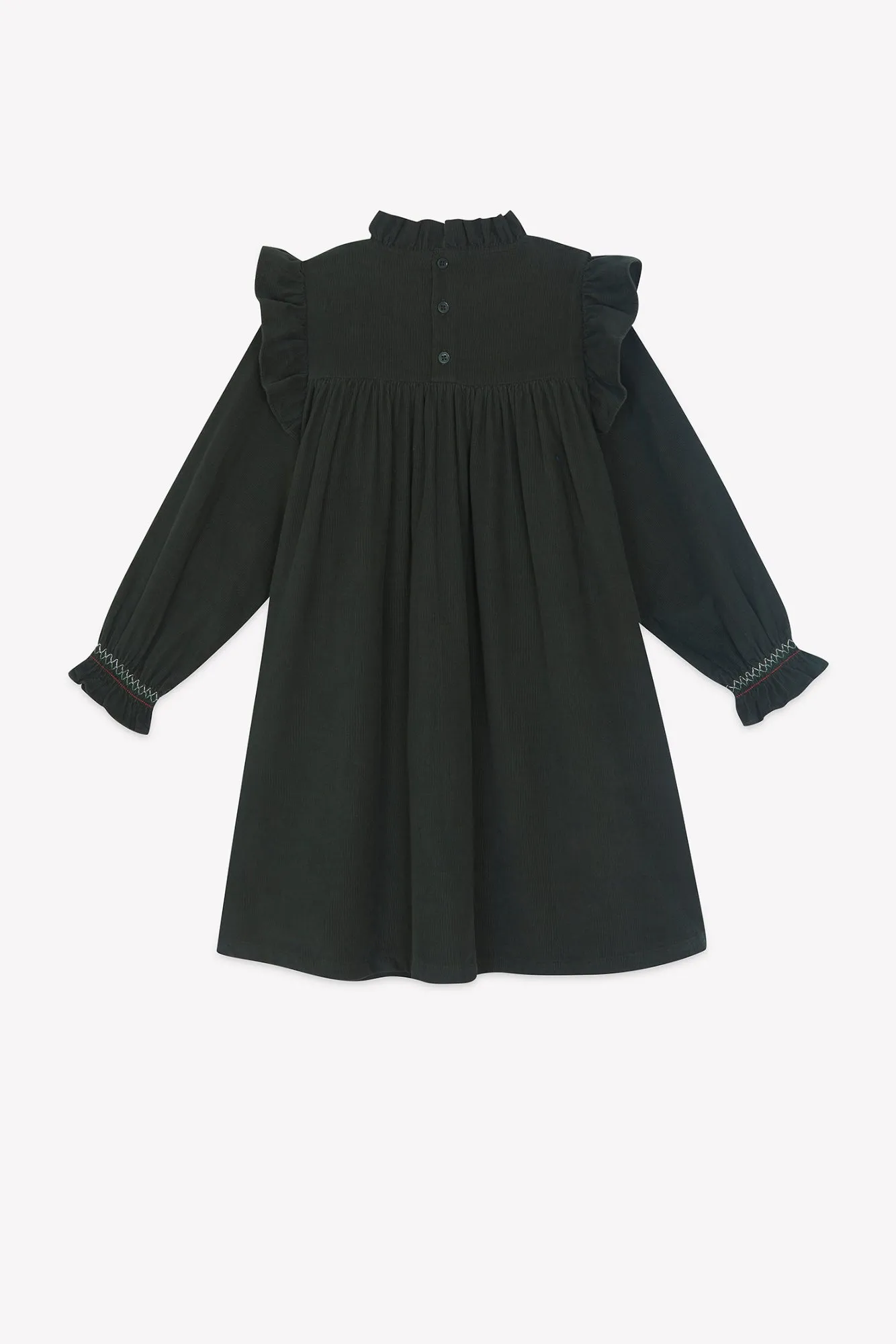 Bonton Babouchka kjole sort broderi